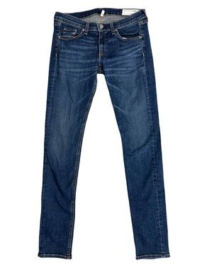 Rag & Bone Low Rise Skinny Jeans Size 27 Medium Wash Blue